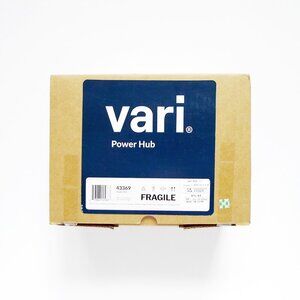 NEW IN BOX VARI DESK Power Hub 3 AC outlets 2 USB ports Surge Protector TESTED